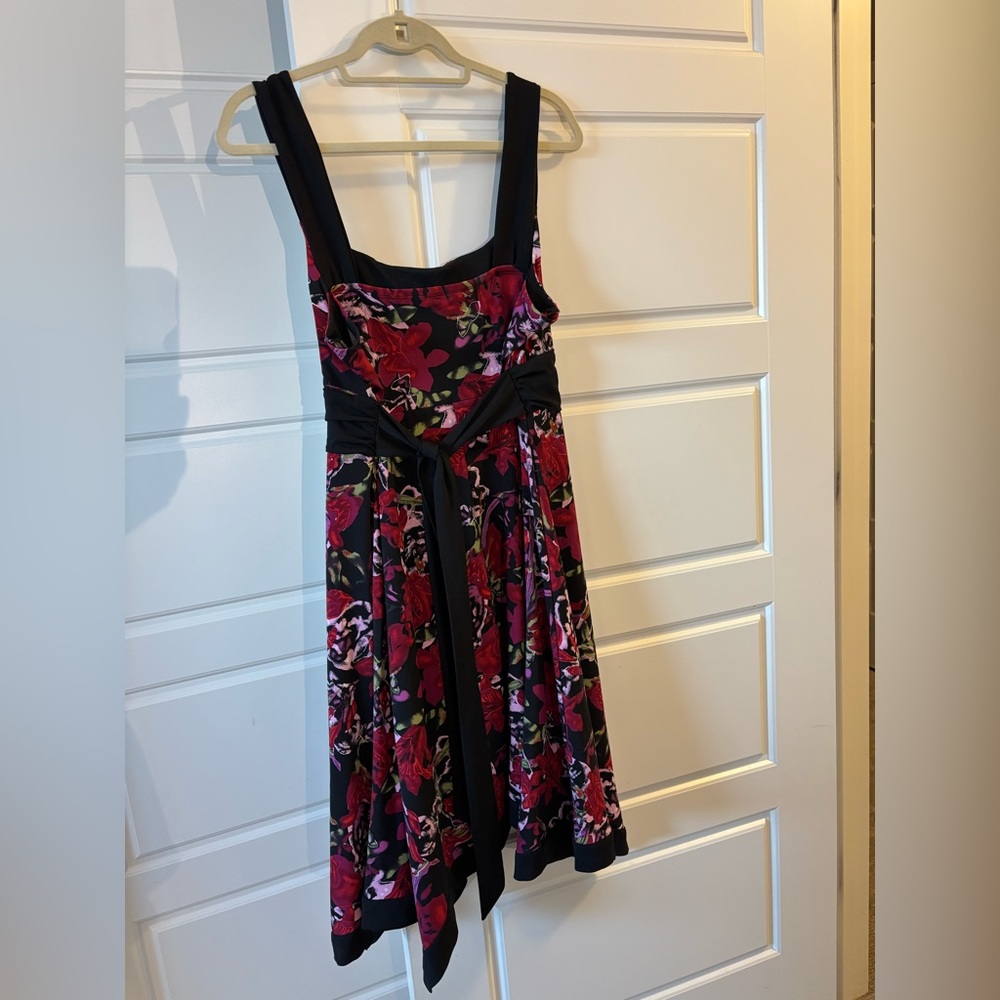 Red Floral Dress